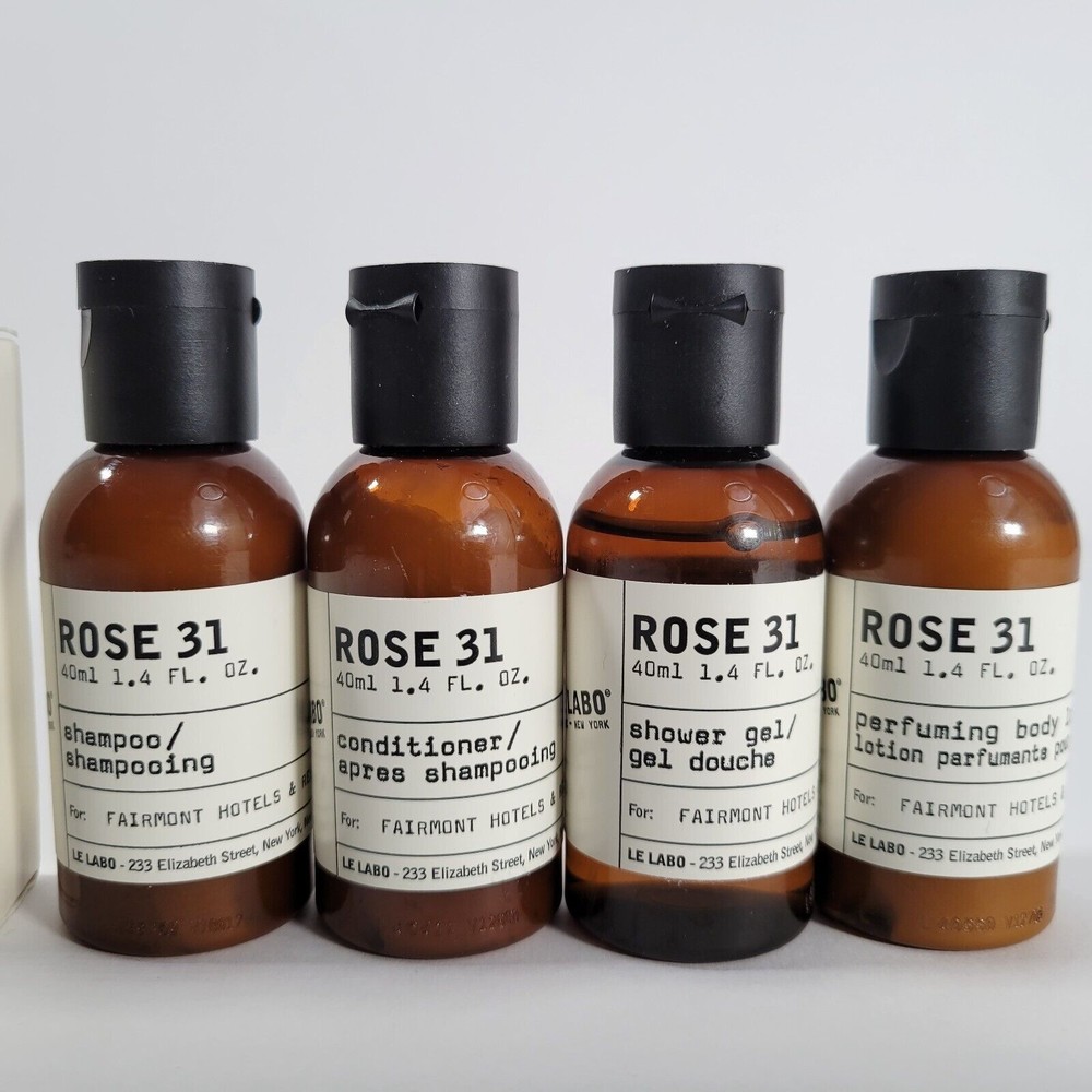 Le Labo Rose 31 Travel Size Shampoo Conditioner Lotion Soap Shower Gel 1.4 Oz - Picture 4 of 4
